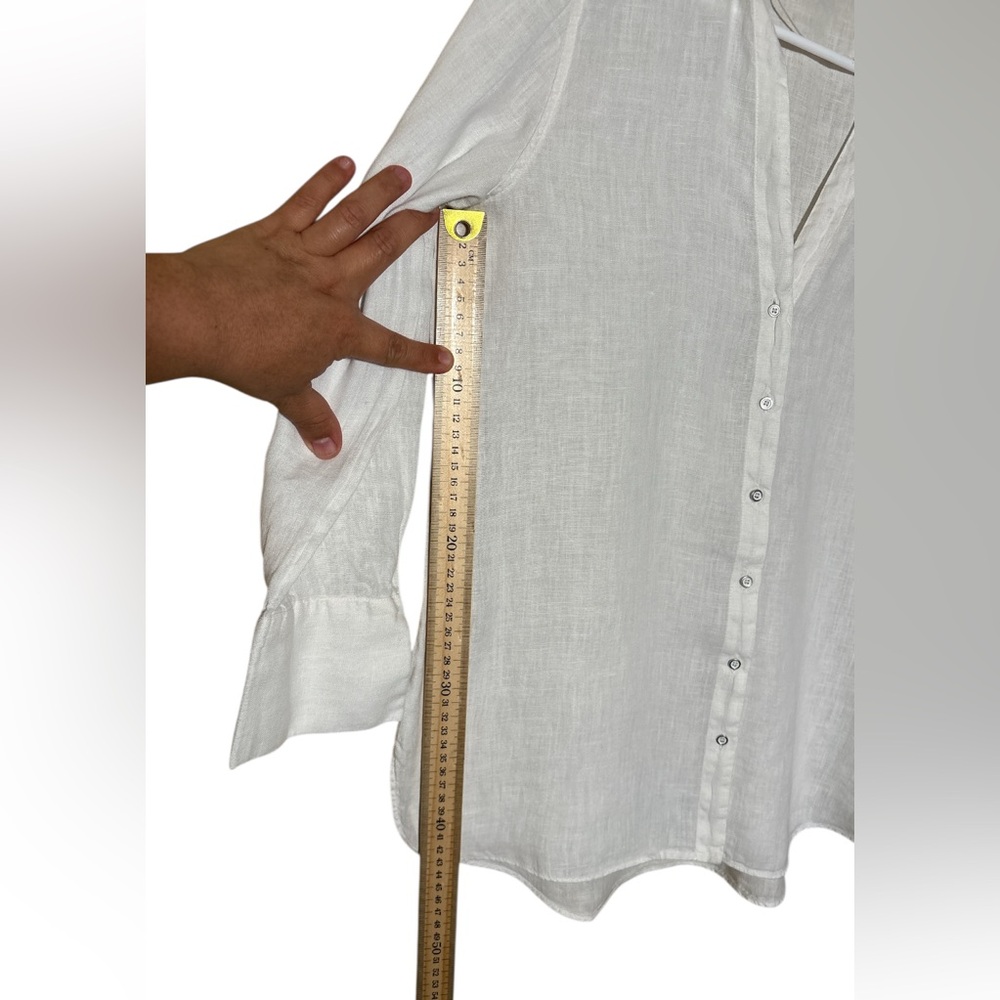 Zara Basic White Button Down Shirt for Women,100%… - image 7